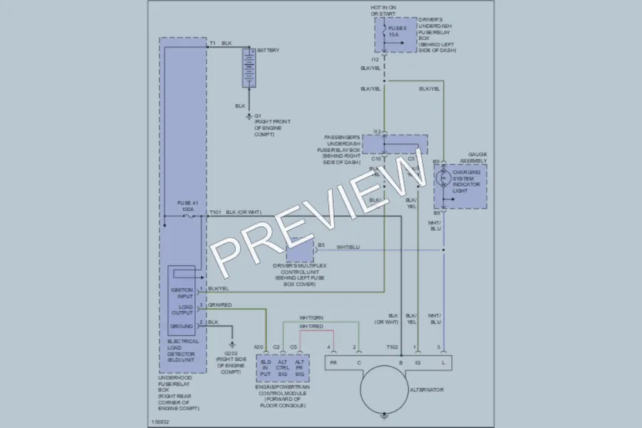 2002 Honda Accord Starting Charging wiring diagram preview