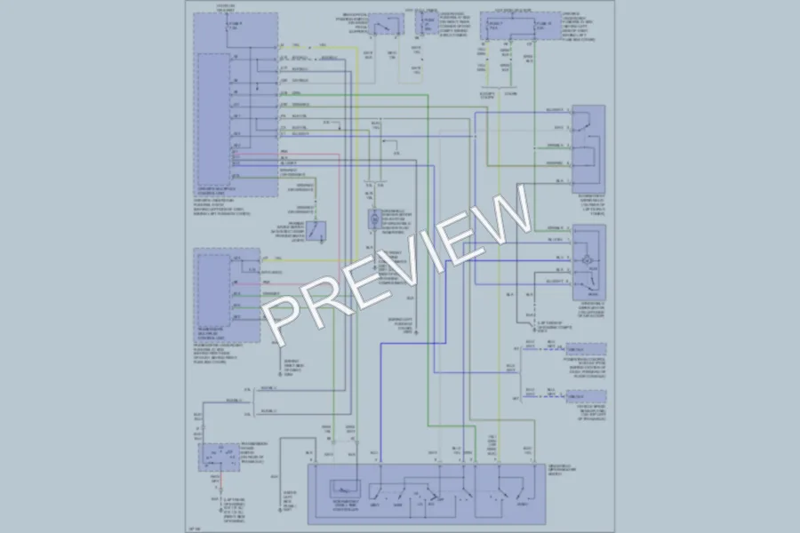 2002 Honda Accord Wiper Washer wiring diagram preview