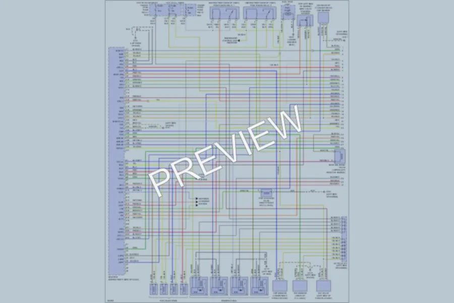 2002 Honda CRV Engine Performance wiring diagram preview