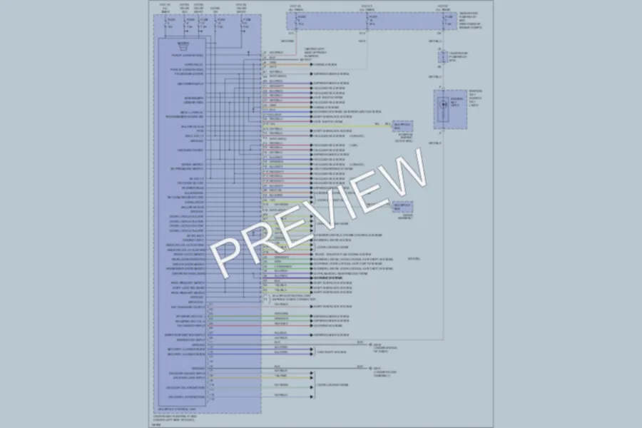 2002 Honda Civic Body Computer wiring diagram preview