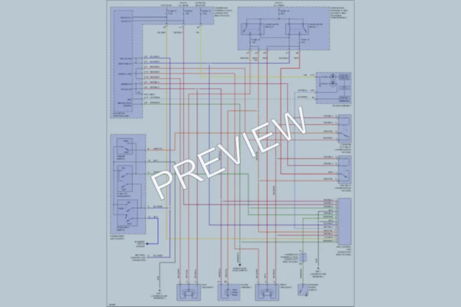 2002 Honda Civic Headlights wiring diagram preview