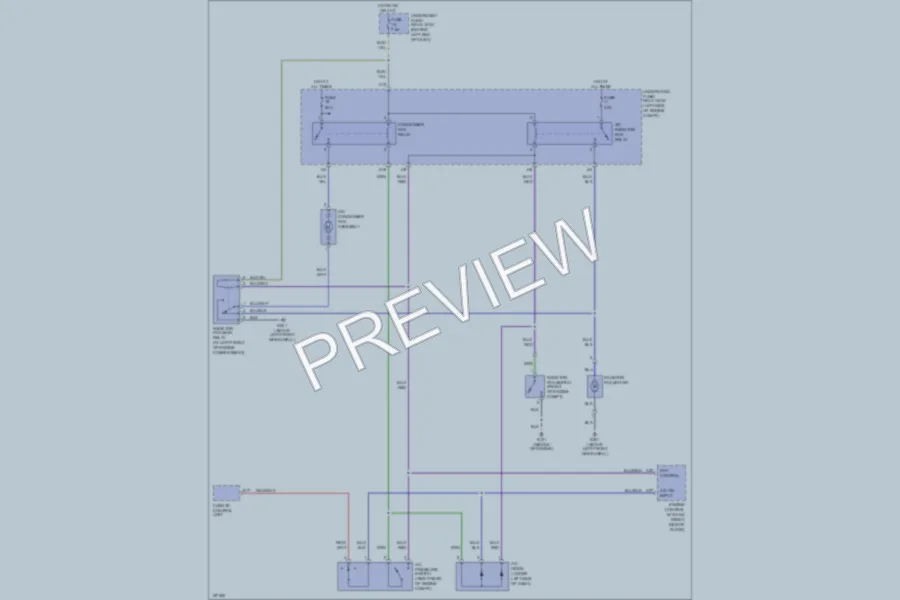 2002 Honda Insight Cooling Fan wiring diagram preview