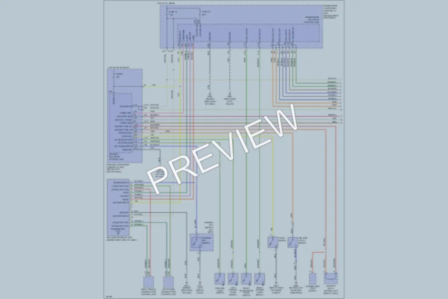 2002 Honda Odyssey Anti Theft wiring diagram preview