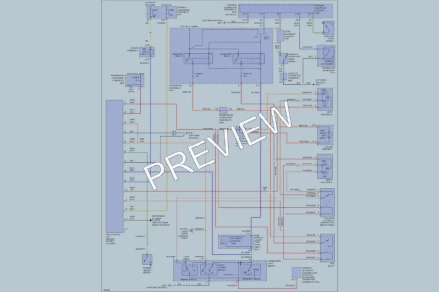 2002 Honda Odyssey Headlights wiring diagram preview