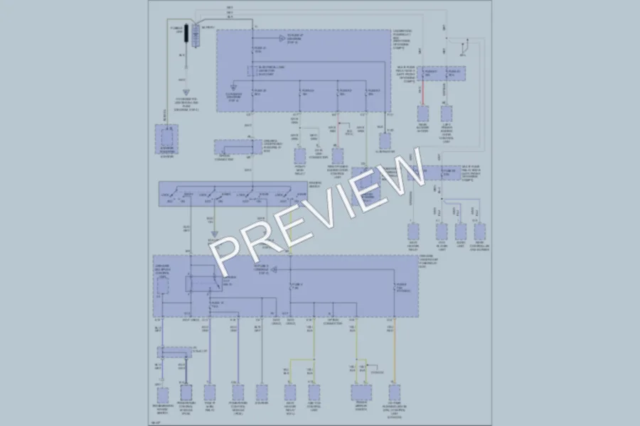 2002 Honda Odyssey Power Distribution wiring diagram preview