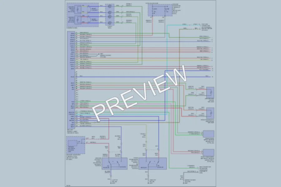2002 Honda Odyssey Supplemental Restraints wiring diagram preview
