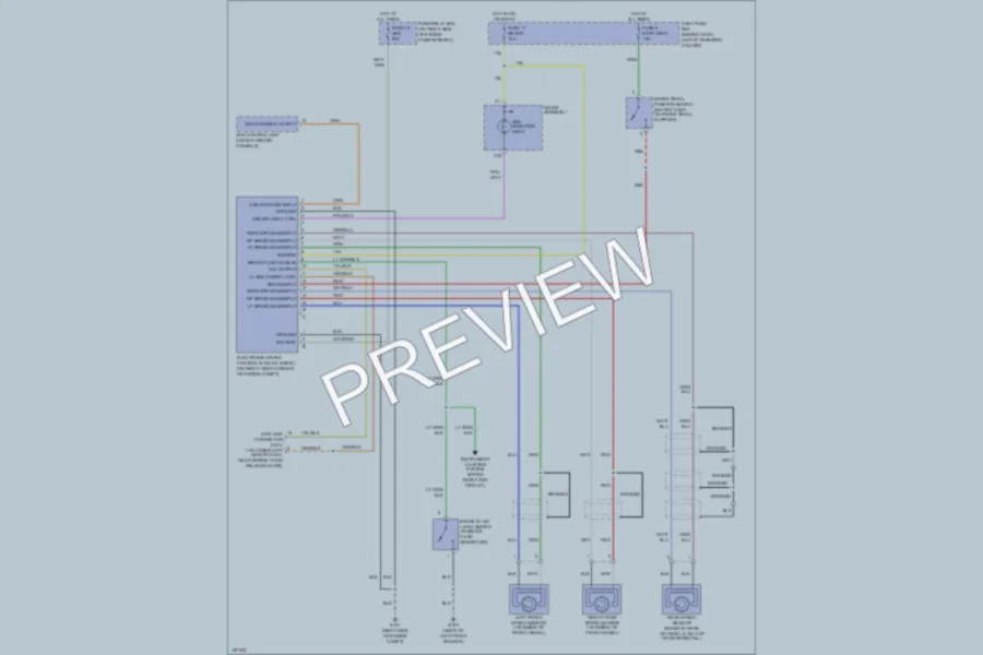 2002 Honda Passport Anti Lock Brakes wiring diagram preview