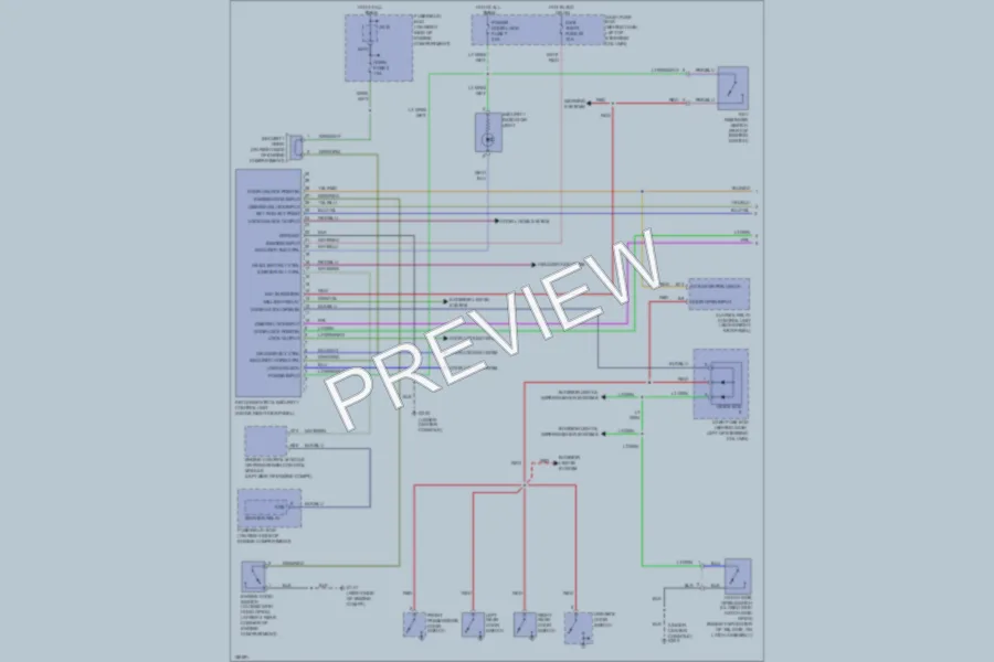 2002 Honda Passport Anti Theft wiring diagram preview