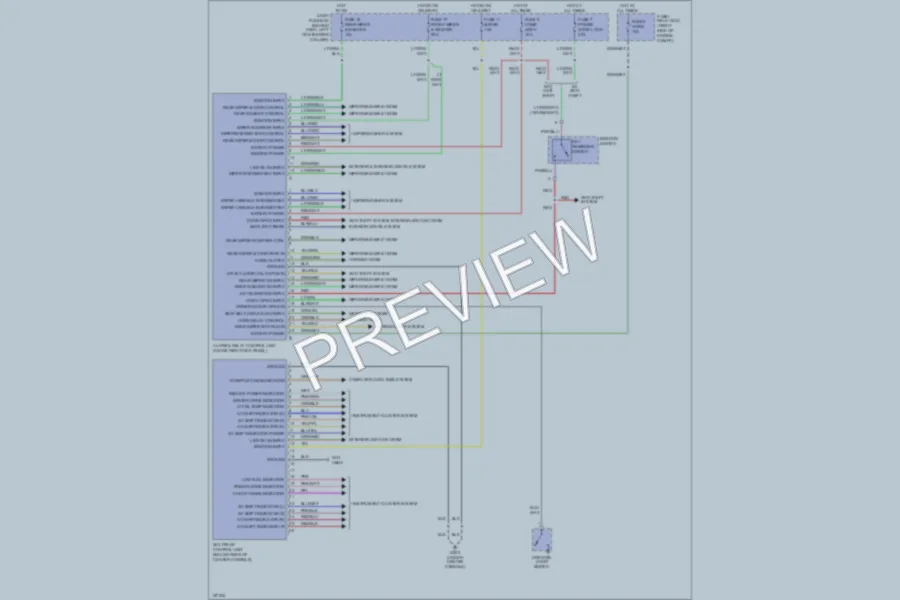 2002 Honda Passport Body Computer wiring diagram preview