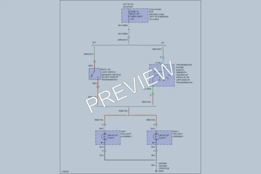 2002 Honda Passport Exterior Lights wiring diagram preview
