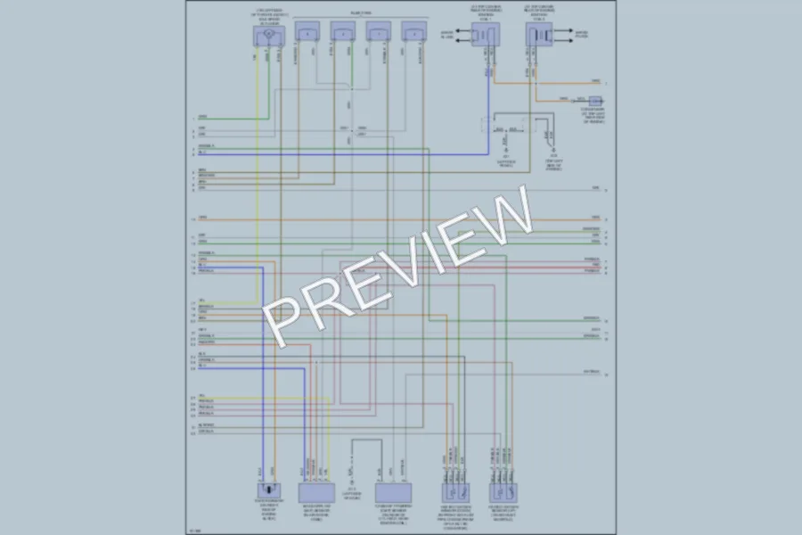 2002 Hyundai Accent Engine Performance wiring diagram preview