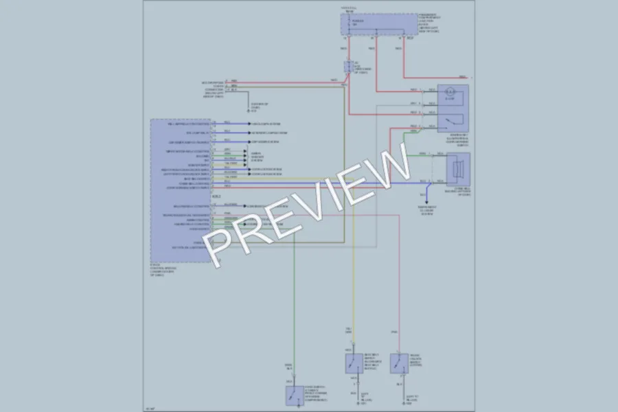 2002 Hyundai Elantra Body Computer wiring diagram preview
