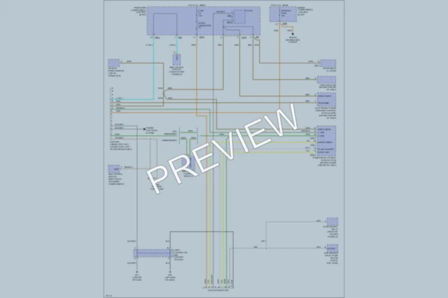 2002 Hyundai XG350 Computer Data Lines wiring diagram preview