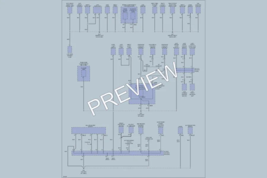 2002 Hyundai XG350 Ground Distribution wiring diagram preview