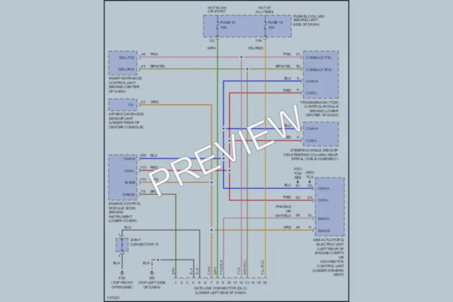 2002 Infiniti I35 Computer Data Lines wiring diagram preview