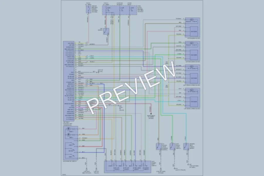 2002 Infiniti I35 Memory Systems wiring diagram preview