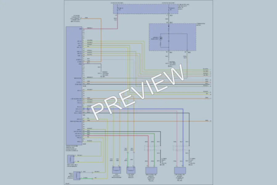 2002 Infiniti I35 Supplemental Restraints wiring diagram preview