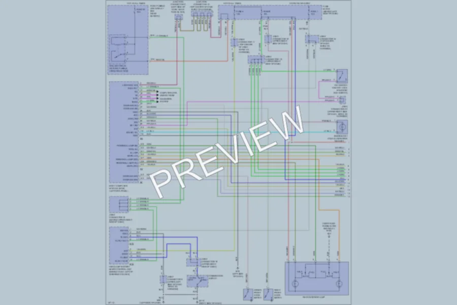 2002 Infiniti Q45 Interior Lights wiring diagram preview