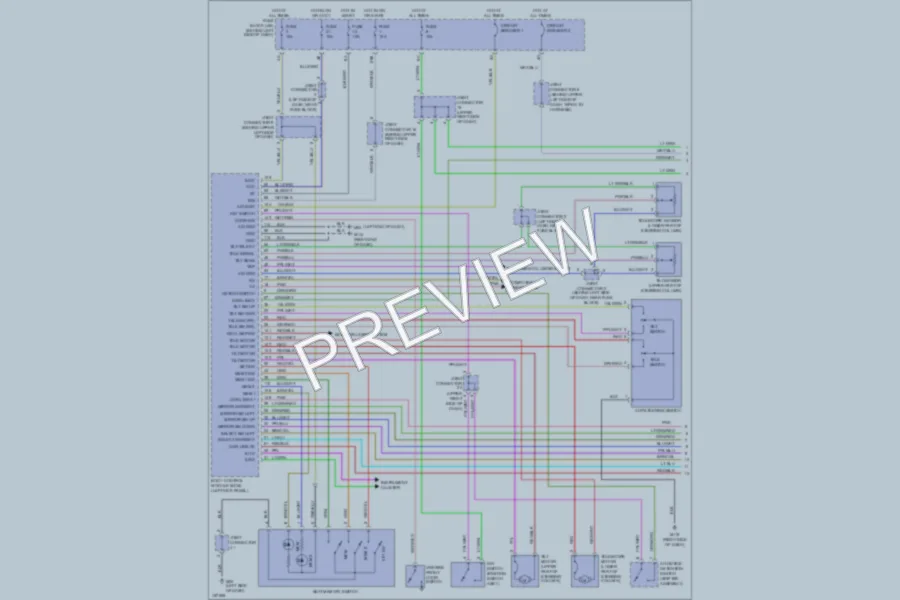 2002 Infiniti Q45 Memory Systems wiring diagram preview