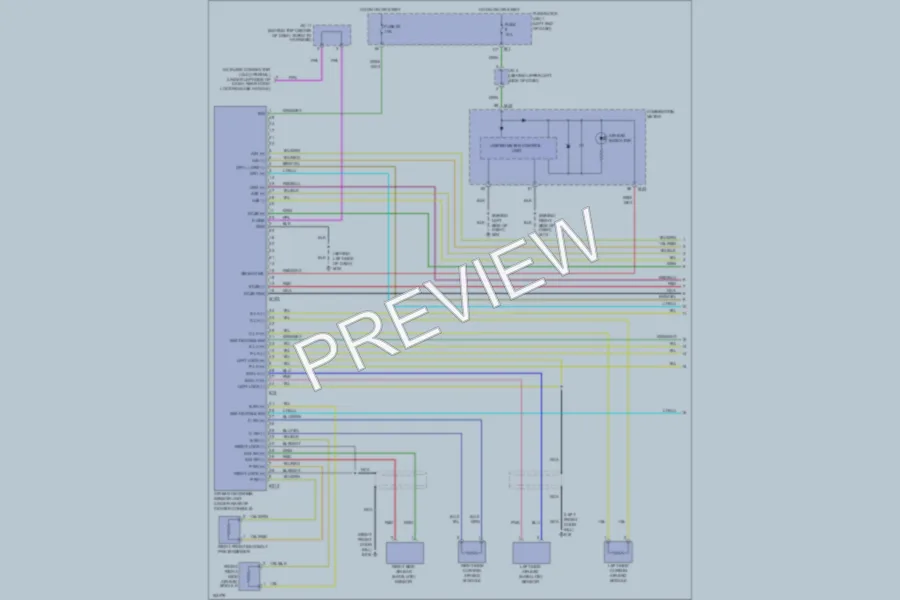 2002 Infiniti Q45 Supplemental Restraints wiring diagram preview