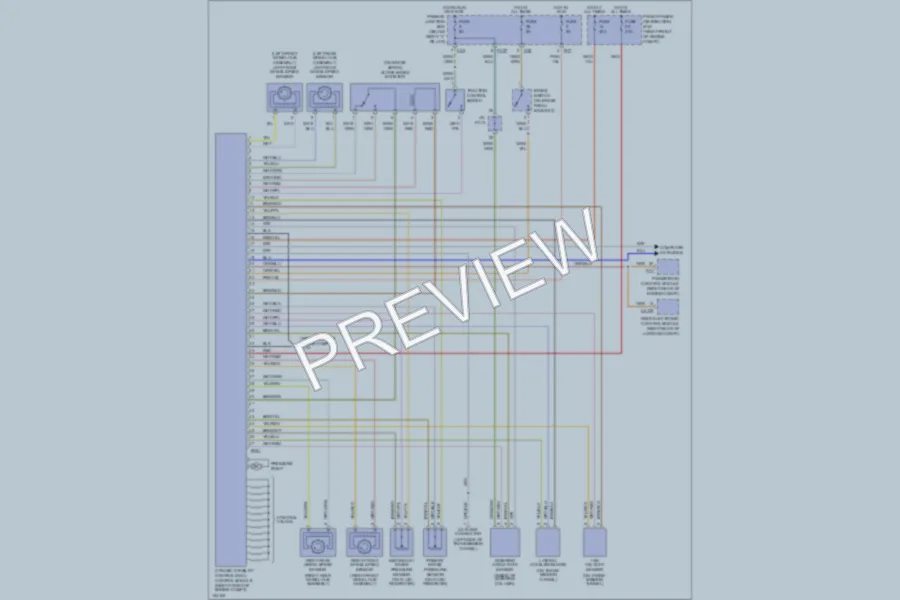 2002 Jaguar SType Anti Lock Brakes wiring diagram preview