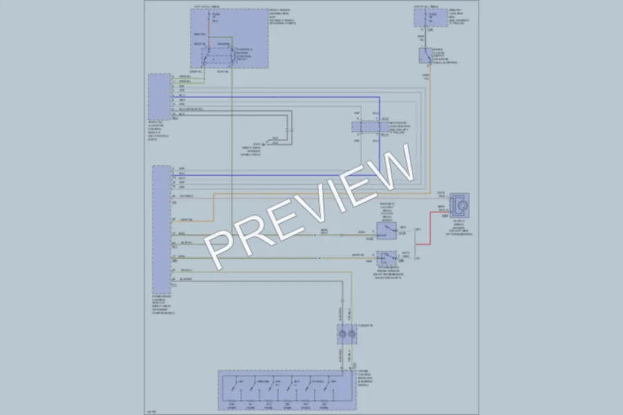 2002 Jaguar SType Cruise Control wiring diagram preview