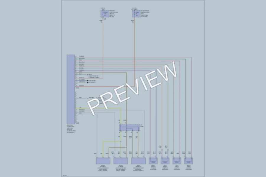 2002 Jaguar SType Electronic Suspension wiring diagram preview