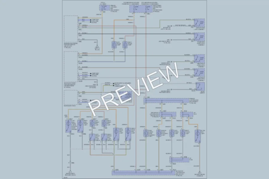 2002 Jaguar SType Interior Lights wiring diagram preview