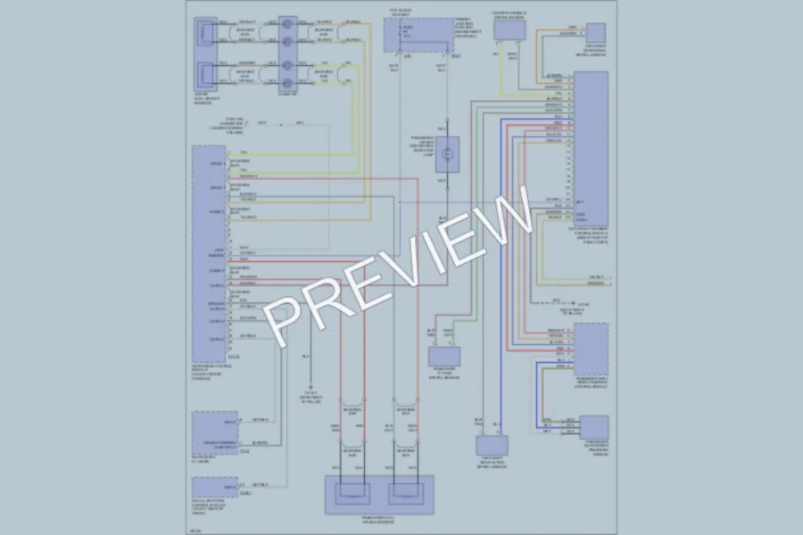 2002 Jaguar SType Supplemental Restraints wiring diagram preview