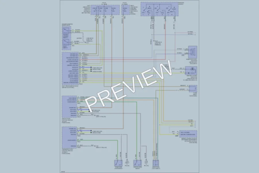 2002 Jaguar XJSuper Anti Theft wiring diagram preview