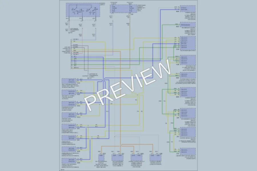 2002 Jaguar XK8 Computer Data Lines wiring diagram preview