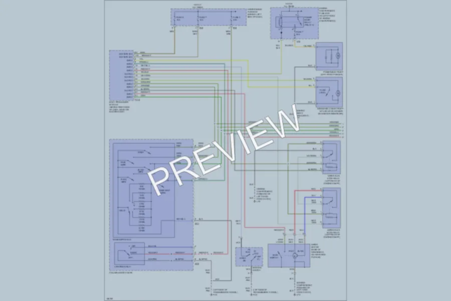 2002 Jaguar XK8 Wiper Washer wiring diagram preview