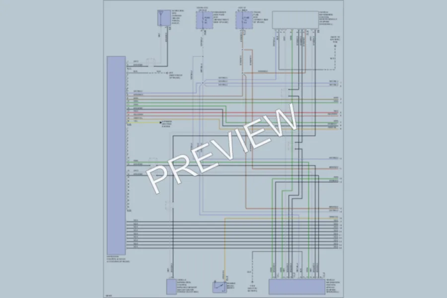2002 Jaguar XKR Navigation wiring diagram preview