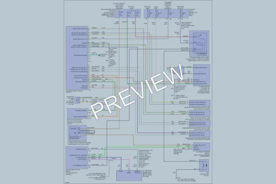 2002 Jeep GrandCherokee Air Conditioning wiring diagram preview