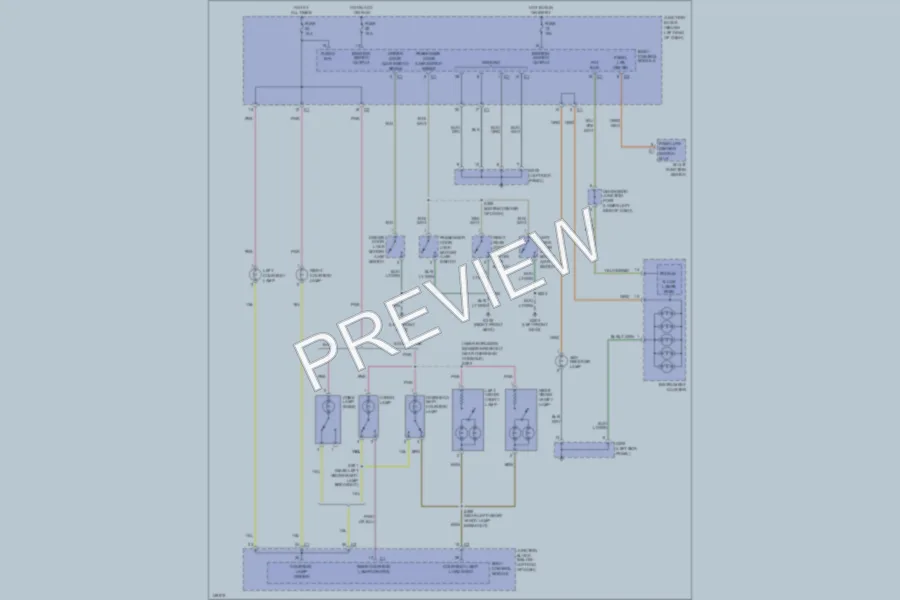 2002 Jeep Liberty Interior Lights wiring diagram preview