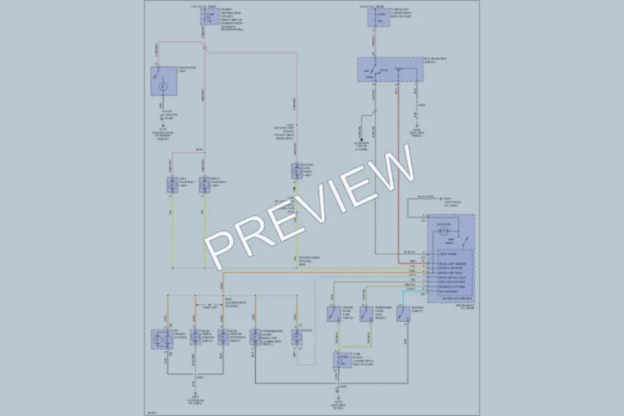 2002 Jeep Wrangler Interior Lights wiring diagram preview