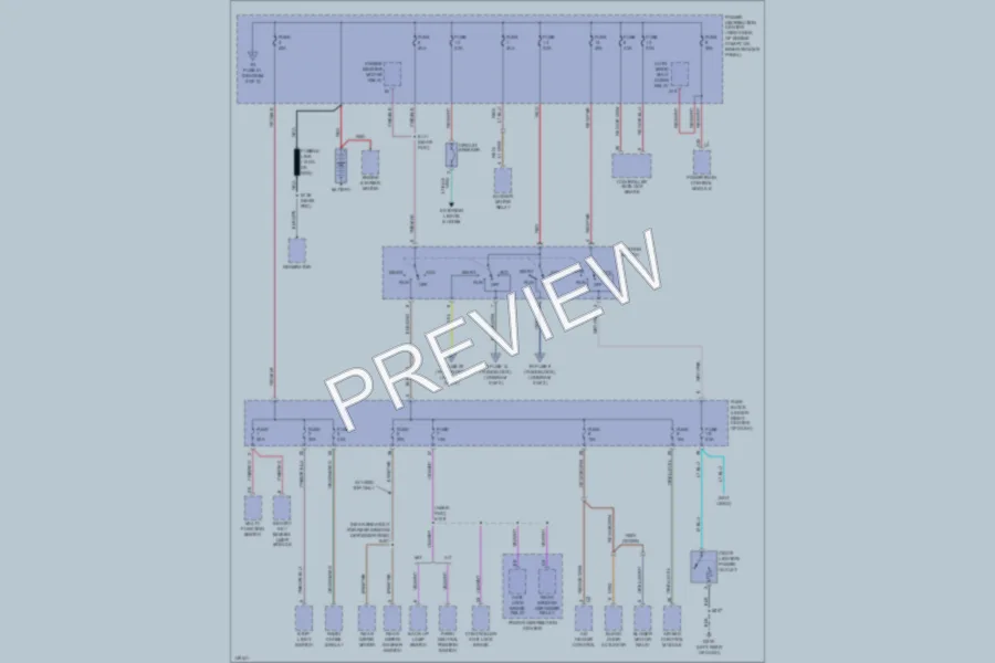 2002 Jeep Wrangler Power Distribution wiring diagram preview