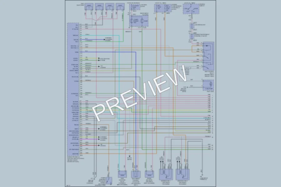 2002 Kia Optima Engine Performance wiring diagram preview