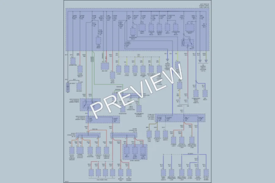 2002 Kia Rio Power Distribution wiring diagram preview