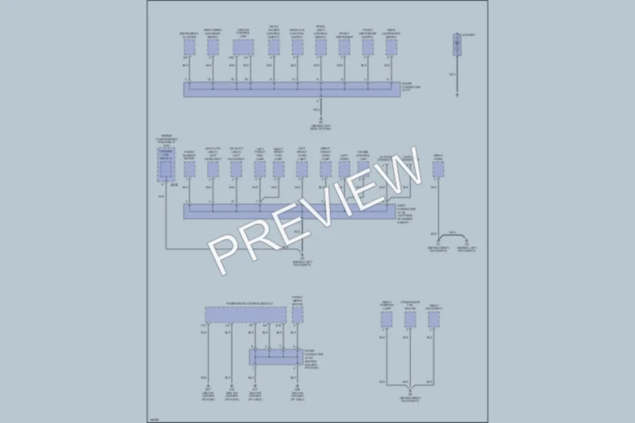 2002 Kia Sedona Ground Distribution wiring diagram preview