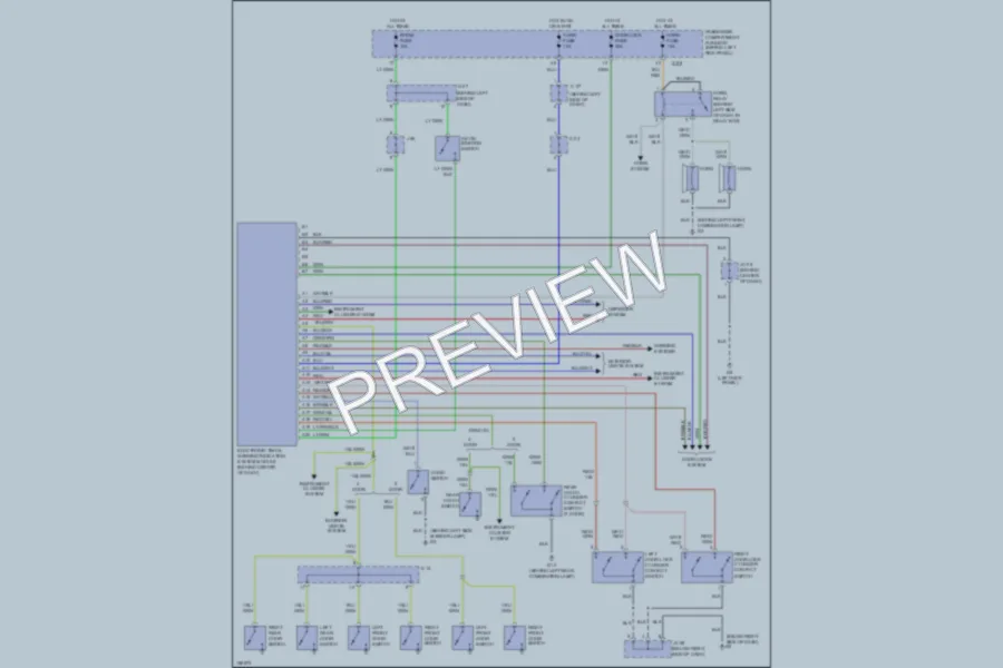 2002 Kia Sportage Anti Theft wiring diagram preview