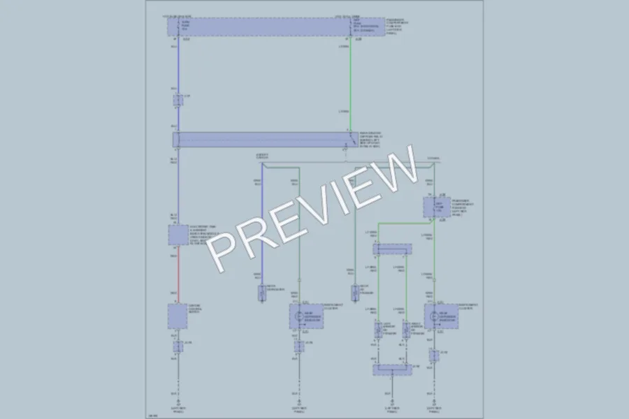 2002 Kia Sportage Defoggers wiring diagram preview