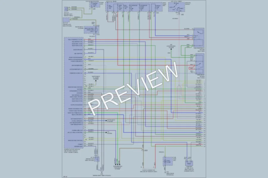 2002 Kia Sportage Engine Performance wiring diagram preview