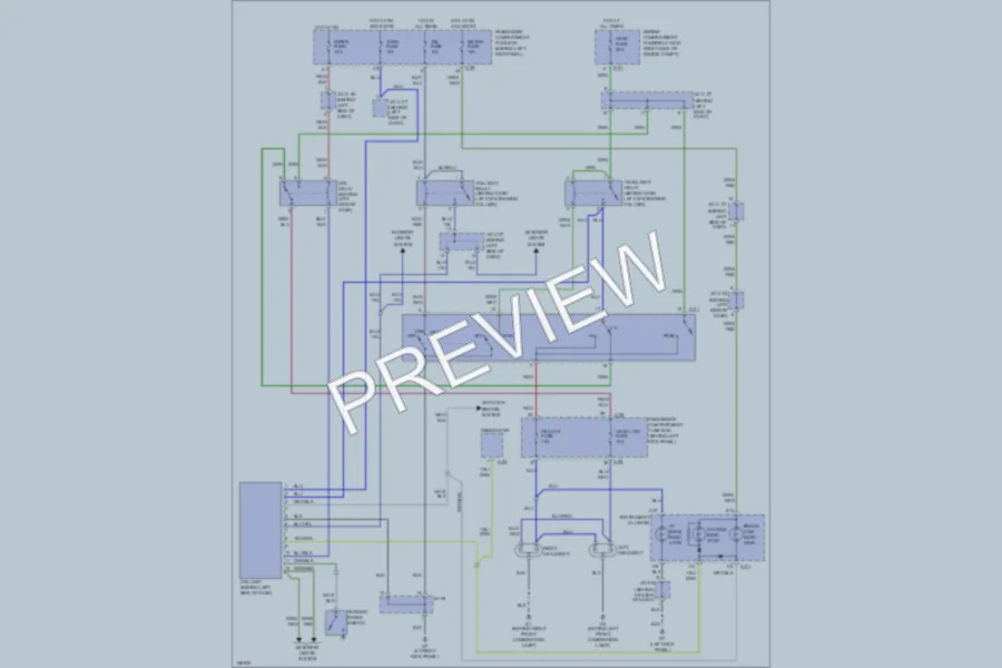 2002 Kia Sportage Headlights wiring diagram preview