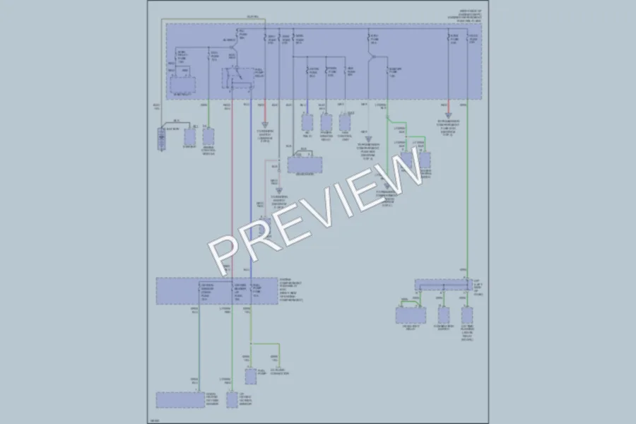 2002 Kia Sportage Power Distribution wiring diagram preview