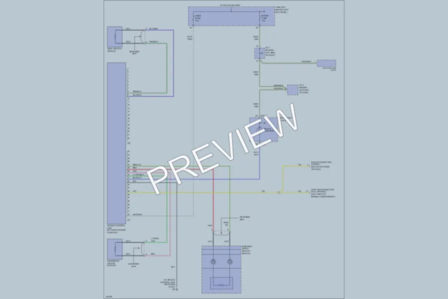 2002 Kia Sportage Supplemental Restraints wiring diagram preview