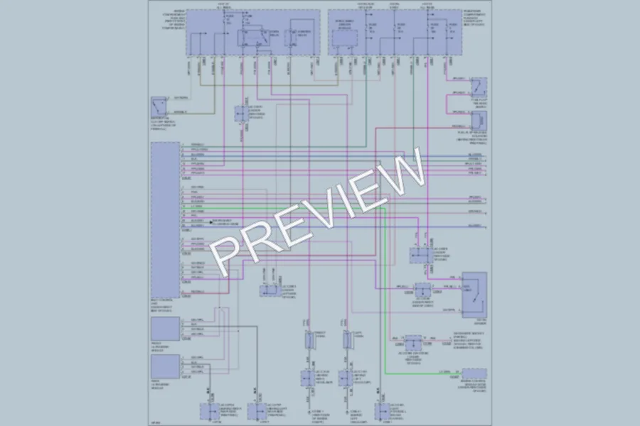 2002 LandRover Discovery Anti Theft wiring diagram preview