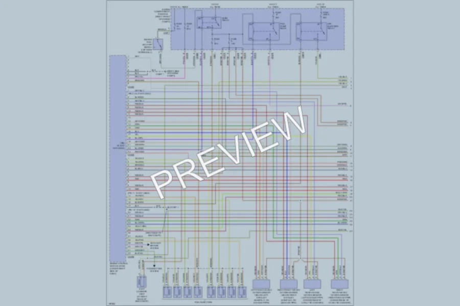 2002 LandRover Discovery Engine Performance wiring diagram preview