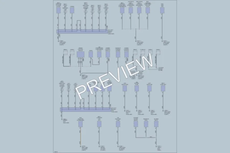 2002 LandRover Discovery Ground Distribution wiring diagram preview