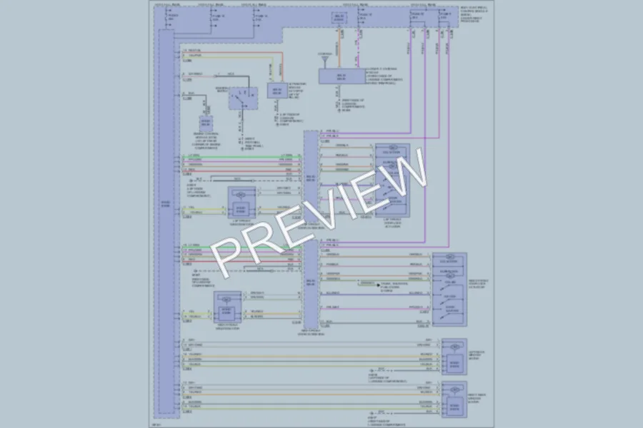 2002 LandRover RangeRover Anti Theft wiring diagram preview
